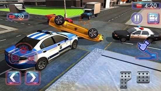 Police car simulator drift Driving 2018 screenshot 1