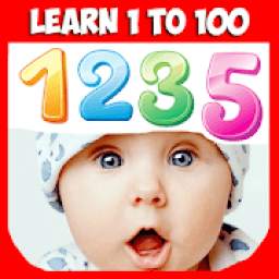 Numbers for kids 1 to 100. Counting game free