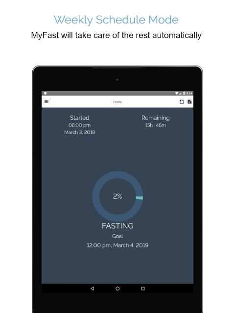 MyFast - Intermittent Fasting Tracker Schedule App screenshot 8
