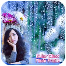 Rainy Glass Photo Frames