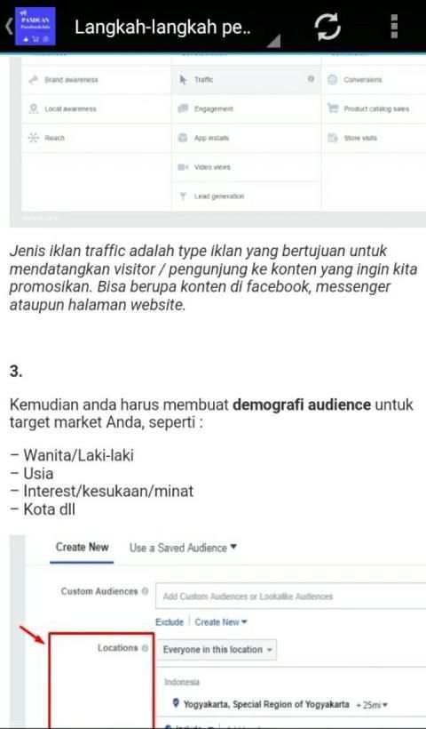 Tutorial Facebook Ads स्क्रीनशॉट 1