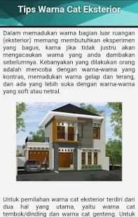 Warna Cat Rumah Minimalis screenshot 5