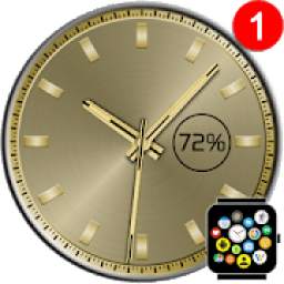 Free "Golden" Watch Face Theme for Bubble Clouds