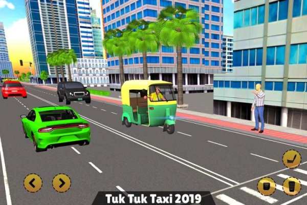Offroad Tuk Tuk Rickshaw Taxi Sim 2019 स्क्रीनशॉट 13