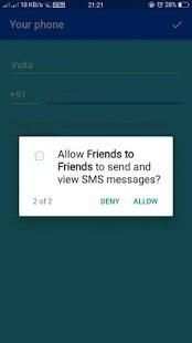 Friends To Friends Messenger screenshot 1