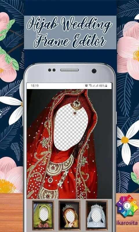 Hijab Pernikahan Editor Bingkai स्क्रीनशॉट 6