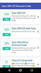 Coupons for Pretty Little Thing screenshot 4