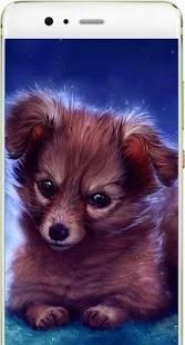 Pretty puppy live wallpaper screenshot 1