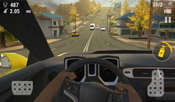 Traffic Racing In Car 3D screenshot 1