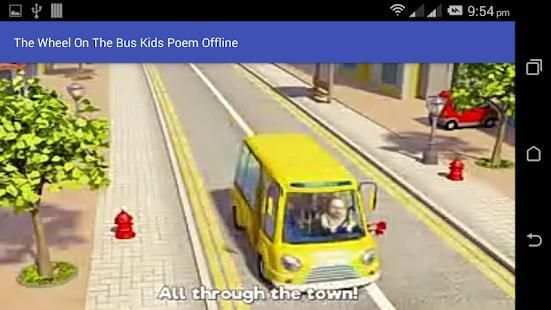 The Wheels On the Bus Kids Poem screenshot 1