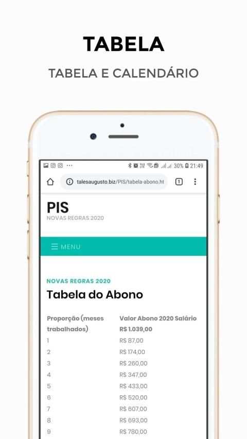 PIS - Novas Regras 2020 4 تصوير الشاشة