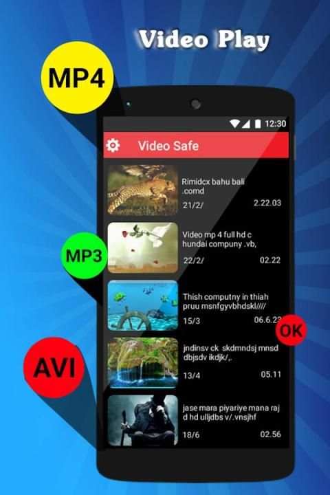 Video Play For Android स्क्रीनशॉट 3