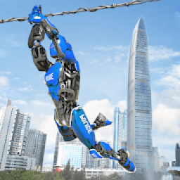 ikon Real Flying Spider Ninja Rope Hero Vice Town Crime