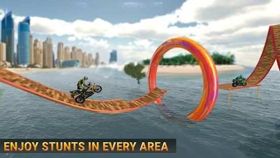 Mega Ramp Bike Stunts - Quad Bike Racing Simulator screenshot 4