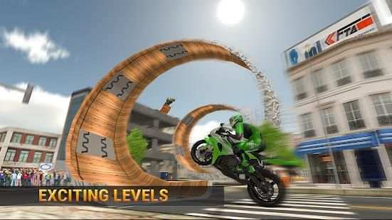 Mega Ramp Bike Stunts - Quad Bike Racing Simulator screenshot 3