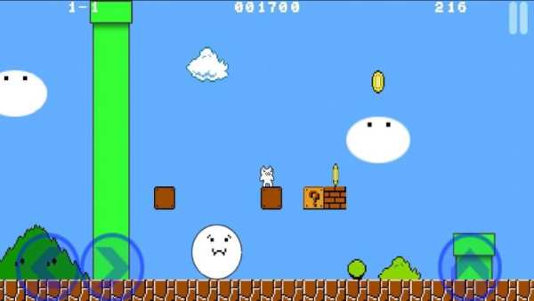 Syobon action super cat world. Очень трудная игра. screenshot 1