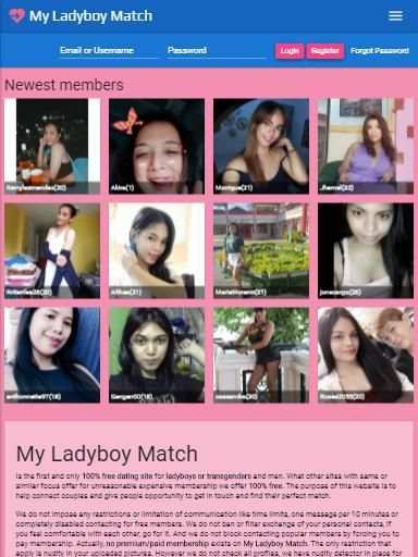 My Ladyboy Match स्क्रीनशॉट 1