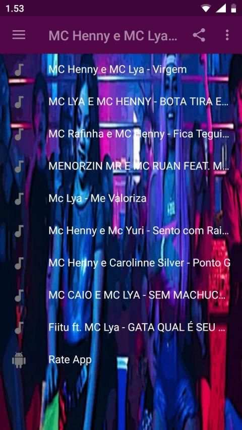 MC Henny e MC Lya - Virgem Offline screenshot 2