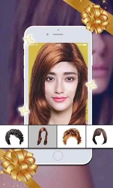 Hairstyle & Makeup Beauty Camera screenshot 4