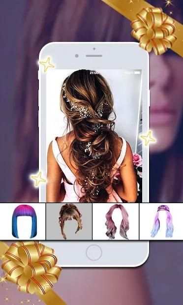 Hairstyle & Makeup Beauty Camera screenshot 1