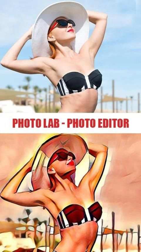 Photo Lab New - Photo Editor 2018 स्क्रीनशॉट 1