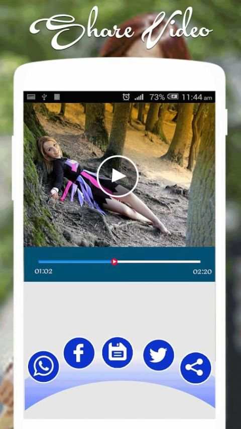 Photo To Video with Music स्क्रीनशॉट 1