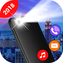 Flash Blinking on Call And SMS आइकन