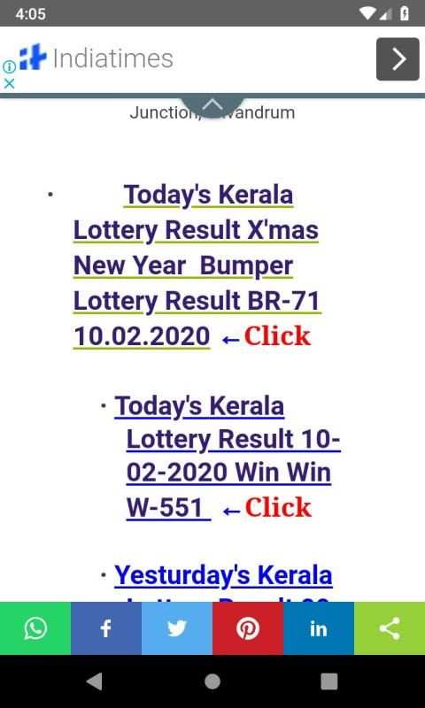 Kerala Lottery Live Results screenshot 3
