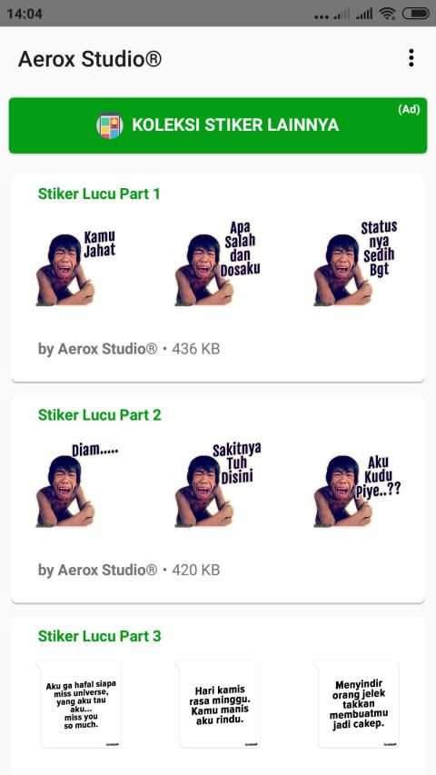 Stiker Lucu 2020 WAStickerApps screenshot 11