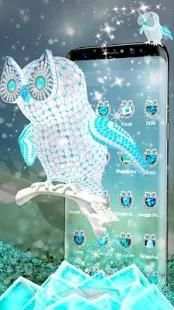 Tema 3D Berlian Owl screenshot 2