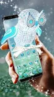 Tema 3D Berlian Owl screenshot 4