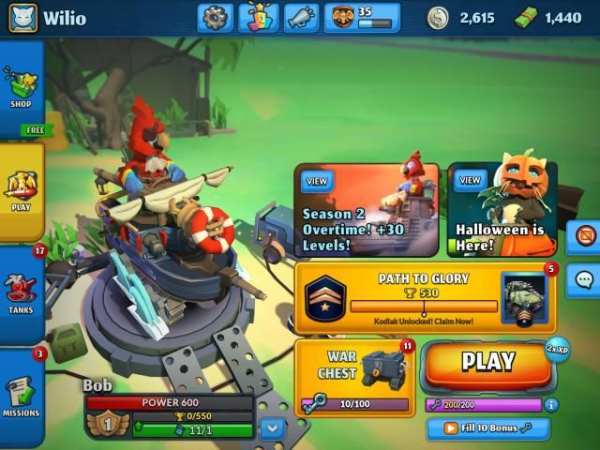 PvPets: Tank Battle Royale स्क्रीनशॉट 1
