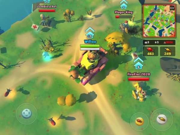 PvPets: Tank Battle Royale स्क्रीनशॉट 7