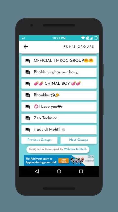 Groups For Whatsapp - Whatsapp Groups screenshot 4