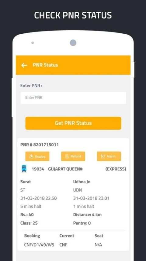 Train Seat availability- Indian Railway PNR Status screenshot 6