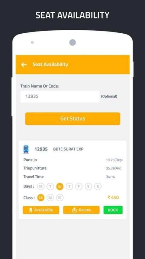 Train Seat availability- Indian Railway PNR Status screenshot 7