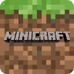 Mini craft "Pocket edition" crafting and building आइकन