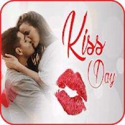 Kiss Day Photo Frame