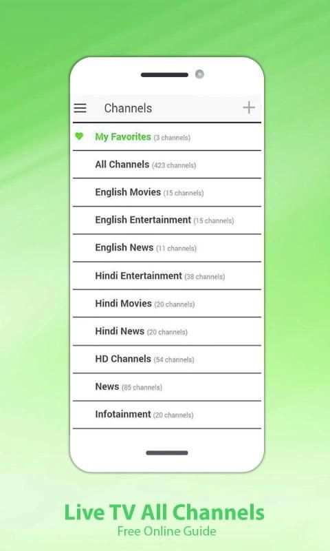 Live TV All Channels Free Online Guide स्क्रीनशॉट 5