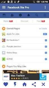 Facebook Lite Pro स्क्रीनशॉट 3