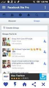 Facebook Lite Pro screenshot 2