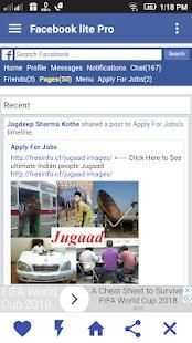 Facebook Lite Pro screenshot 1