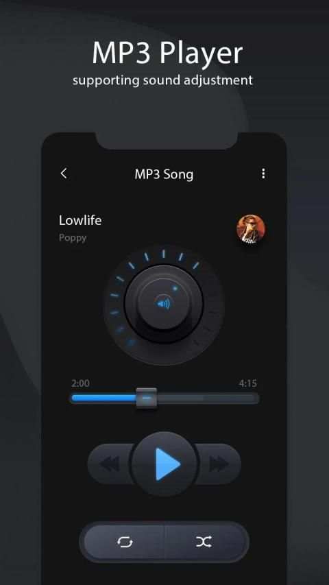 Music Player - MP3 Player, Audio Player, Equalizer स्क्रीनशॉट 2