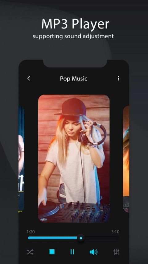 Music Player - MP3 Player, Audio Player, Equalizer स्क्रीनशॉट 1