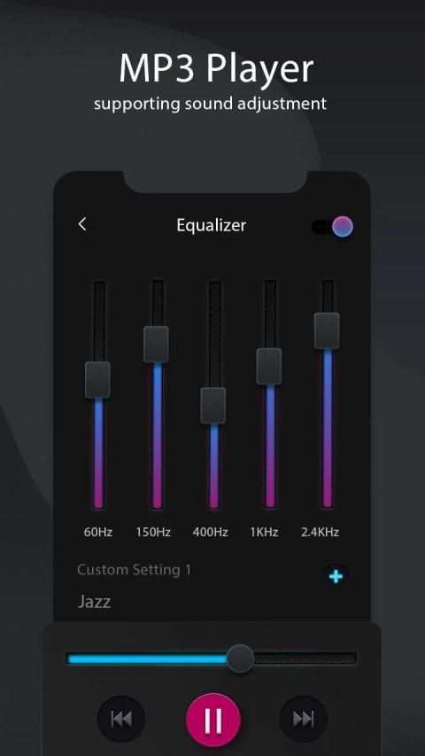 Music Player - MP3 Player, Audio Player, Equalizer स्क्रीनशॉट 4
