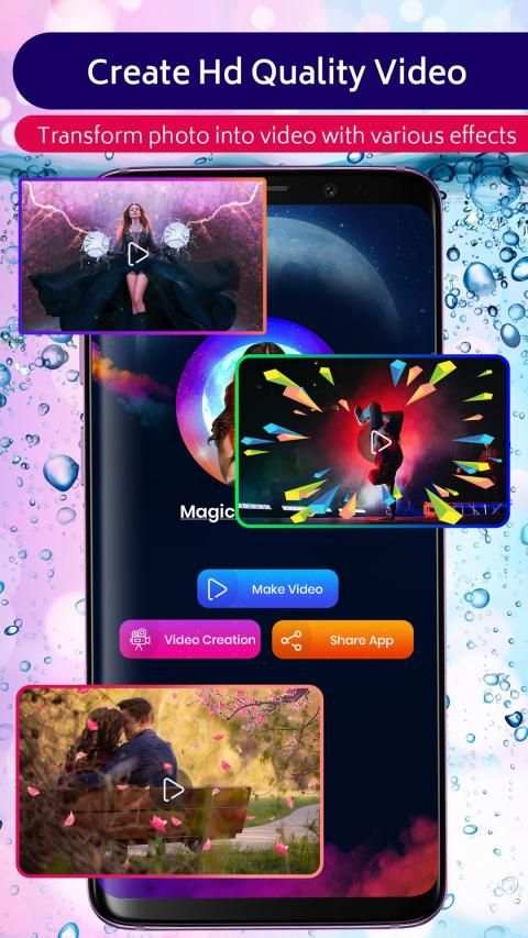 Magic Video - video maker with magic effects स्क्रीनशॉट 4