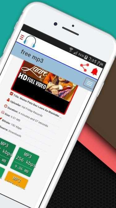 Green Mp3 - Free Mp3 Downloader 2020 स्क्रीनशॉट 3