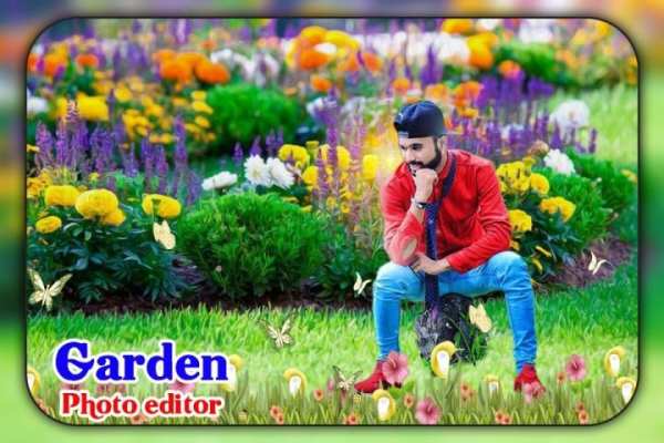 Garden Photo Editor स्क्रीनशॉट 1