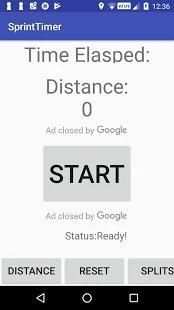 SprintTimer- (Fully Automatic Timing) screenshot 1