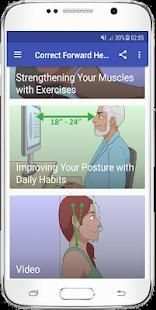 How to Correct Forward Head Posture स्क्रीनशॉट 1